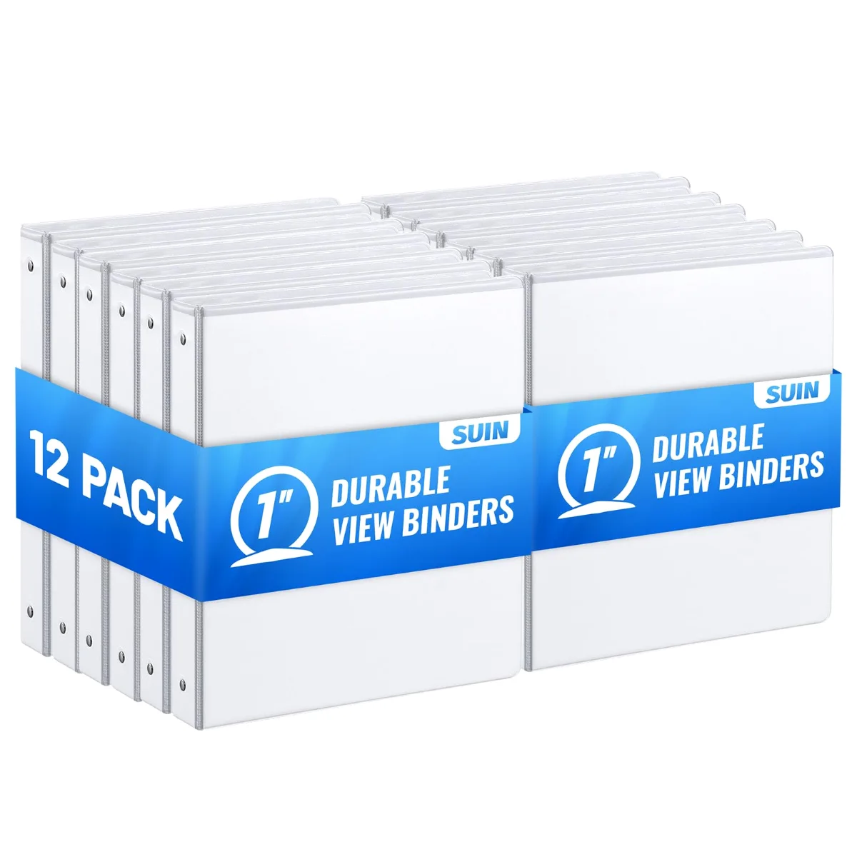 SUIN View Binders with Pockets, Bulk Packs